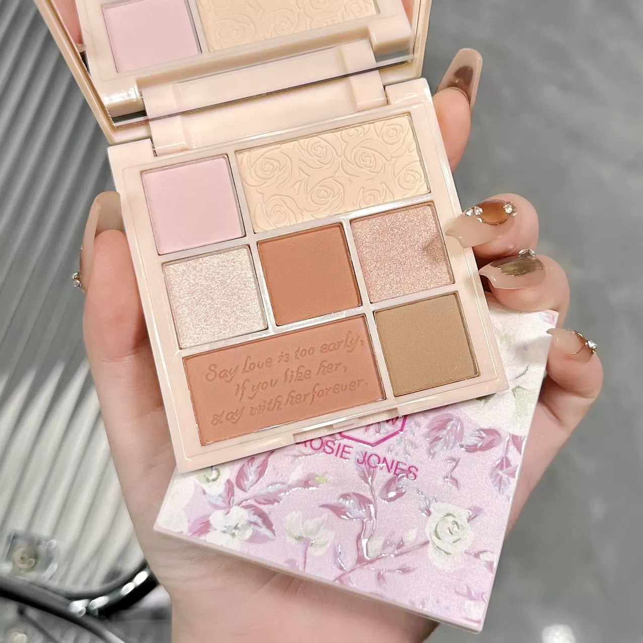 Тени для век, светлый хайлайтер, универсальные румяна для лица, 7 цветов, 3D