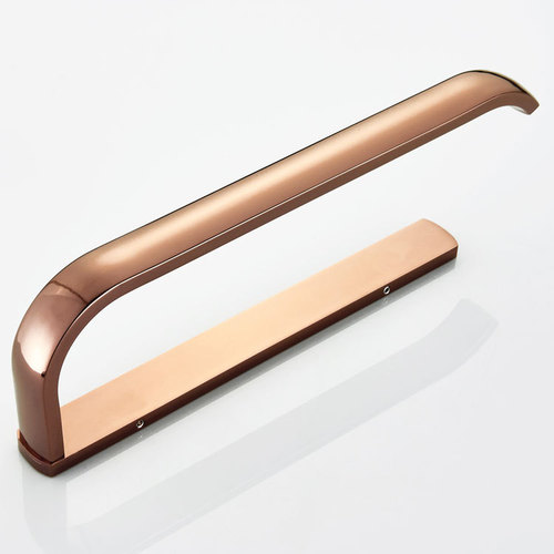 Electroplated rose gold simple brass towel ring towel bar bathroom bathroom hardware pendant wholesale price