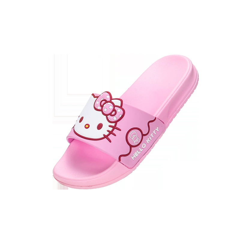 Шлёпанцы (Hello Kitty) летние нескользящие с мягкой подошвой, для всей семьи, 16–24,5 см