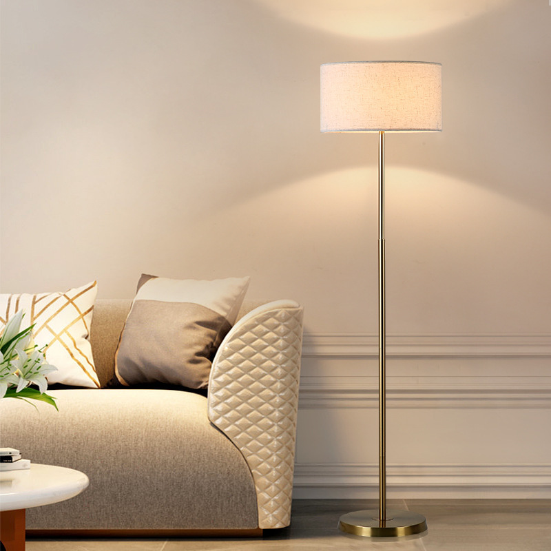 Floor Lamp Nordic Simple Modern Led Lamp Bedroom Creative Living Room Bedside Study Standing Floor Lamp