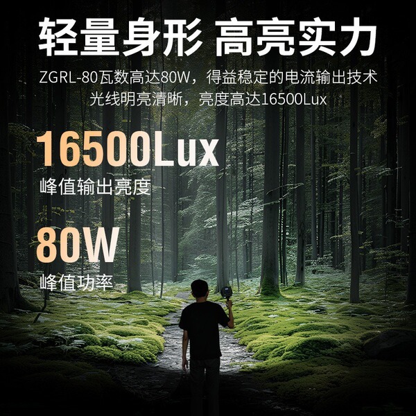 Handheld outdoor shooting light ZGRL80 60 professional video…