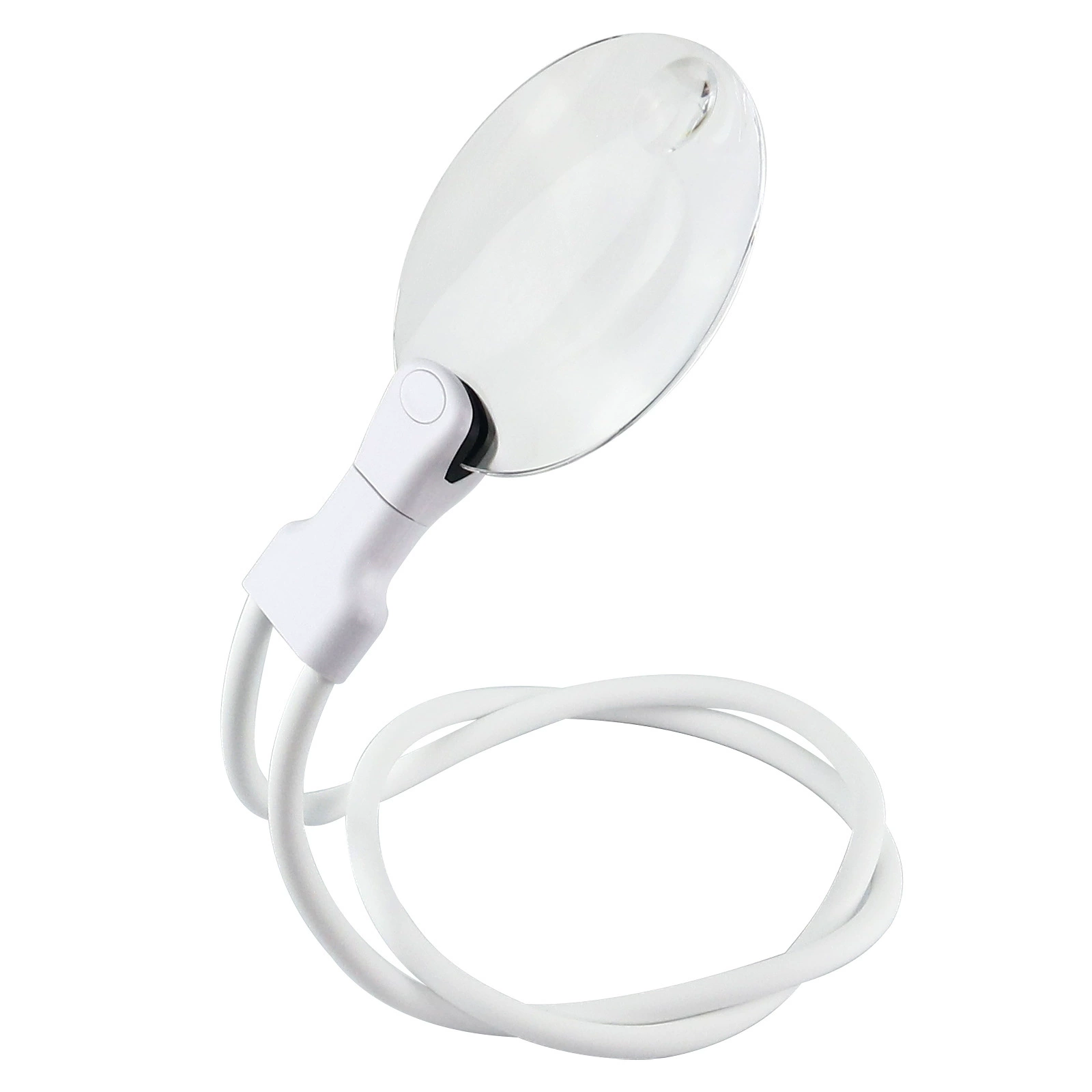 Белый настольный лупа для чтения двойного назначения HD пожилые люди читают книги Складная лупа XT-8-110