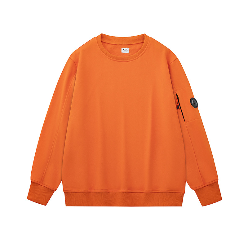 Brazo CP transfronterizo, lente redonda, cremallera, estilo de pareja, cuello redondo, suéter de manga larga y felpa para hombres y mujeres, ius marea