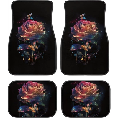 Avtomobil döşəmə paspasları — Amazon American-style crystal velvet car - 1-129-pattern-46-3344cmtwo-piece-set