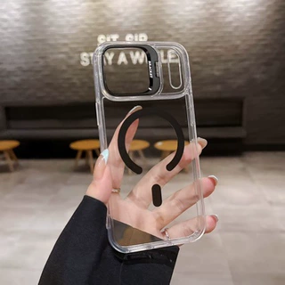 适用苹果iPhone17air支架17Promax手机壳透明磁吸跨境16防摔