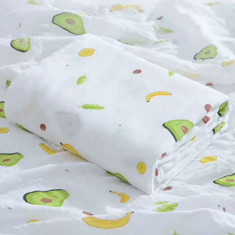 Thin summer cartoon duvet, soft bath towel, water absorbent