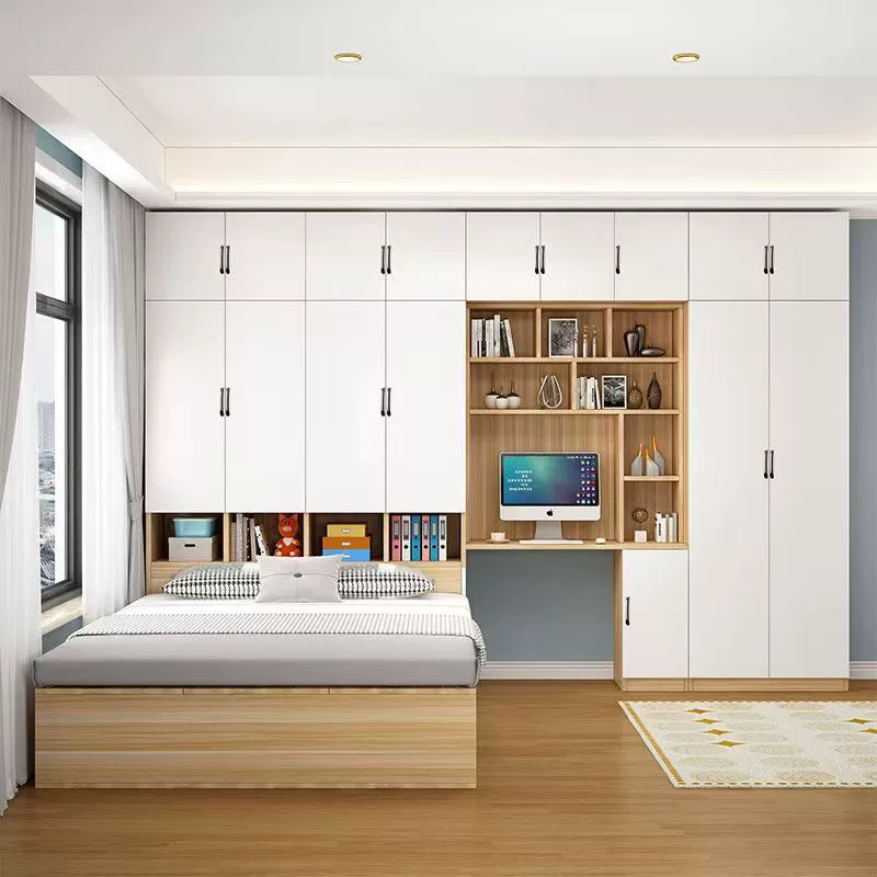 Татами Небольшой шкаф-шкаф-шкаф-стол Детская кровать Многофункциональная комбинированная кровать для хранения