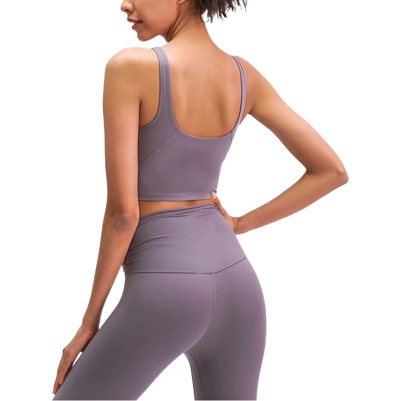 Трансграничный новый стиль красоты спина спорт нижнее белье женское йога бег бюстгальтер фитнес-жилет топ костюм для йоги S2054