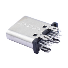 Type-C 14pin vertical direct insert female socket dual row high-lifetime high-current USB female header connector, factory wholesale