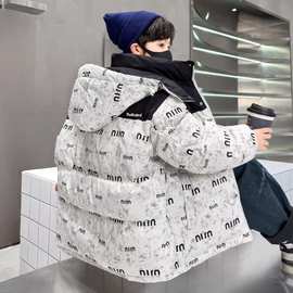 男童冬装羽绒棉服2025新款棉衣棉袄加厚秋冬款中大儿童冬季外套潮