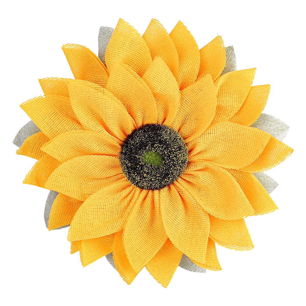 Decoración Textil para Puerta de Hogar con Diseño de Girasol de Hong Kong, Decoración de Puerta Principal con Corona de Girasol para Acción de Gracias, Adorno Colgante de Pared, Venta al por Mayor