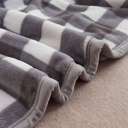 纯色牛奶绒毛毯床上用品双面法兰绒加厚珊瑚绒空调毯子宿舍盖毯