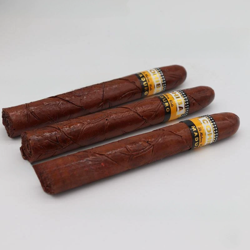 Недействительный декоративный сигар cigars дым кубинская сигара модель сигара сигарный материал смола съемочные реквизиты поддельные