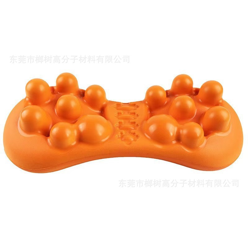 颈椎按摩枕富贵包矫正器腰椎EVA龙虾枕按摩牵引pu榔树跨境热销
