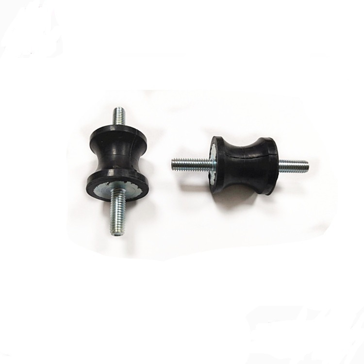 厂家直供 橡胶减震垫 缓冲垫 大小规格可自定 双螺纹 易安装