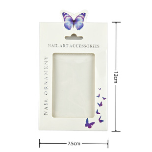 In stock creative cartoon bow card head paper card simple cute manicure small jewelry DIY packaging folding paper card