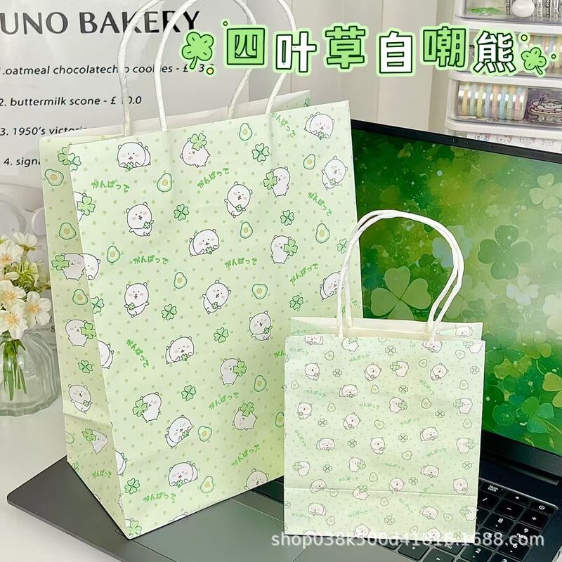 New Cute Cartoon Paper Bags for Cats and Dogs, Large Collection of Kraft Paper Bags, Gift Bags for Friends and Besties, Gift Bags