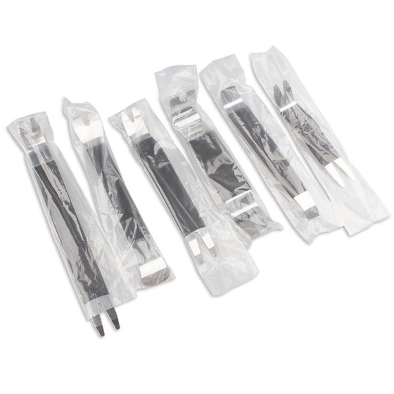 Car audio interior disassembly tool color coated steel pry screwdriver modification maintenance metal stainless steel pry plate