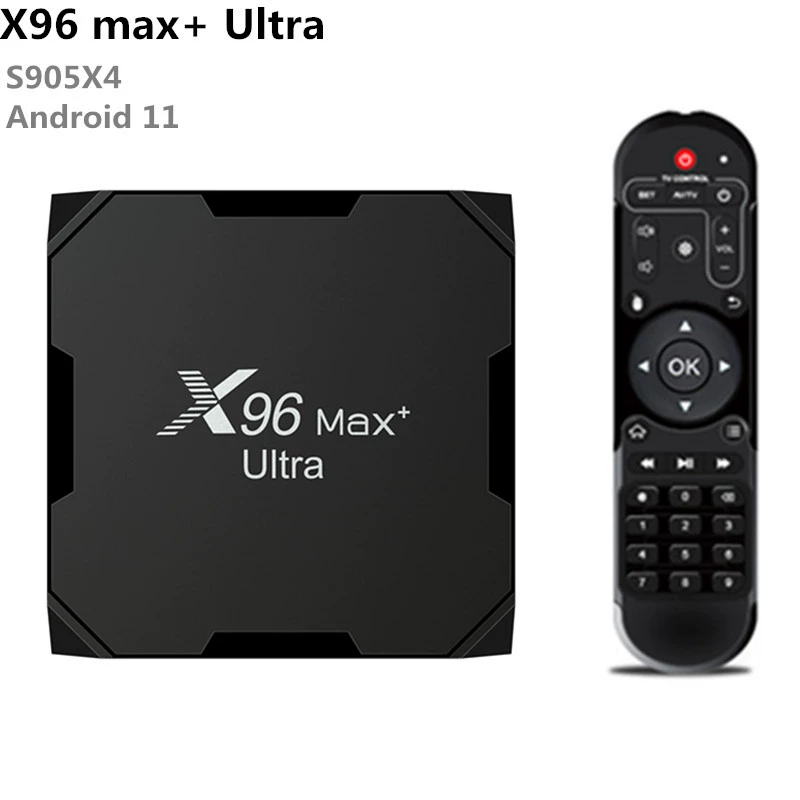X96 MAX+ Ultra Sky -top box S905X4 Android 11 4G/64G 8K двухчастотный HD плеер