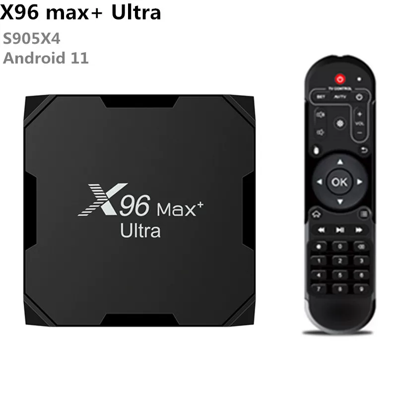 X96 MAX+ Ultra Sky -top box S905X4 Android 11 4G/64G 8K двухчастотный HD плеер