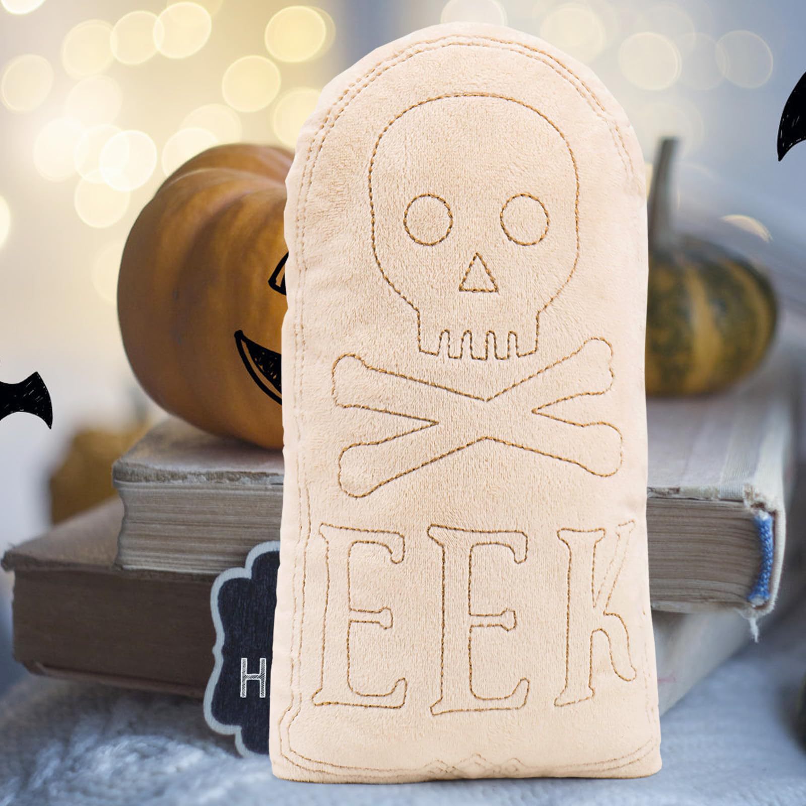 Nuevos productos transfronterizos de Halloween calavera lápida almohada fiesta atmósfera decoración almohada almohada almohada almohada