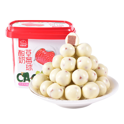 Fasi Miyu yogurt strawberry hawthorn ball casual snack wedding candy gift candy 138g