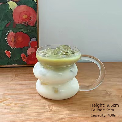 Instagram minimalist Korean-style cute personalized creative home use couple irregular drinking cup wholesale