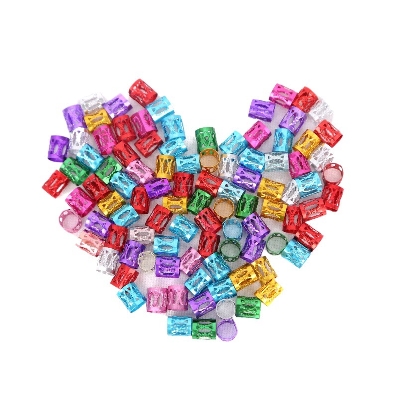 Производители напрямую поставляют грязные плетеные украшения грязные плетеные украшения парики волосы кольца грязные плетеные кольца грязные плетеные кольца пряжки 8*9 колец для волос на складе