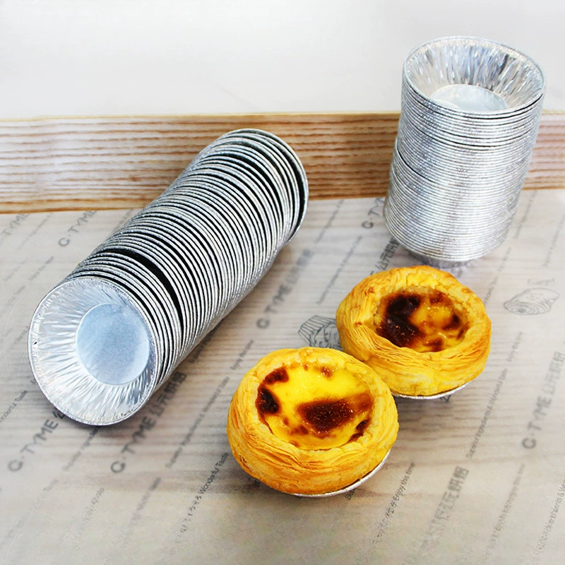 Яичный пирог оловянная бумага миска миска для выпечки домашнего приготовления