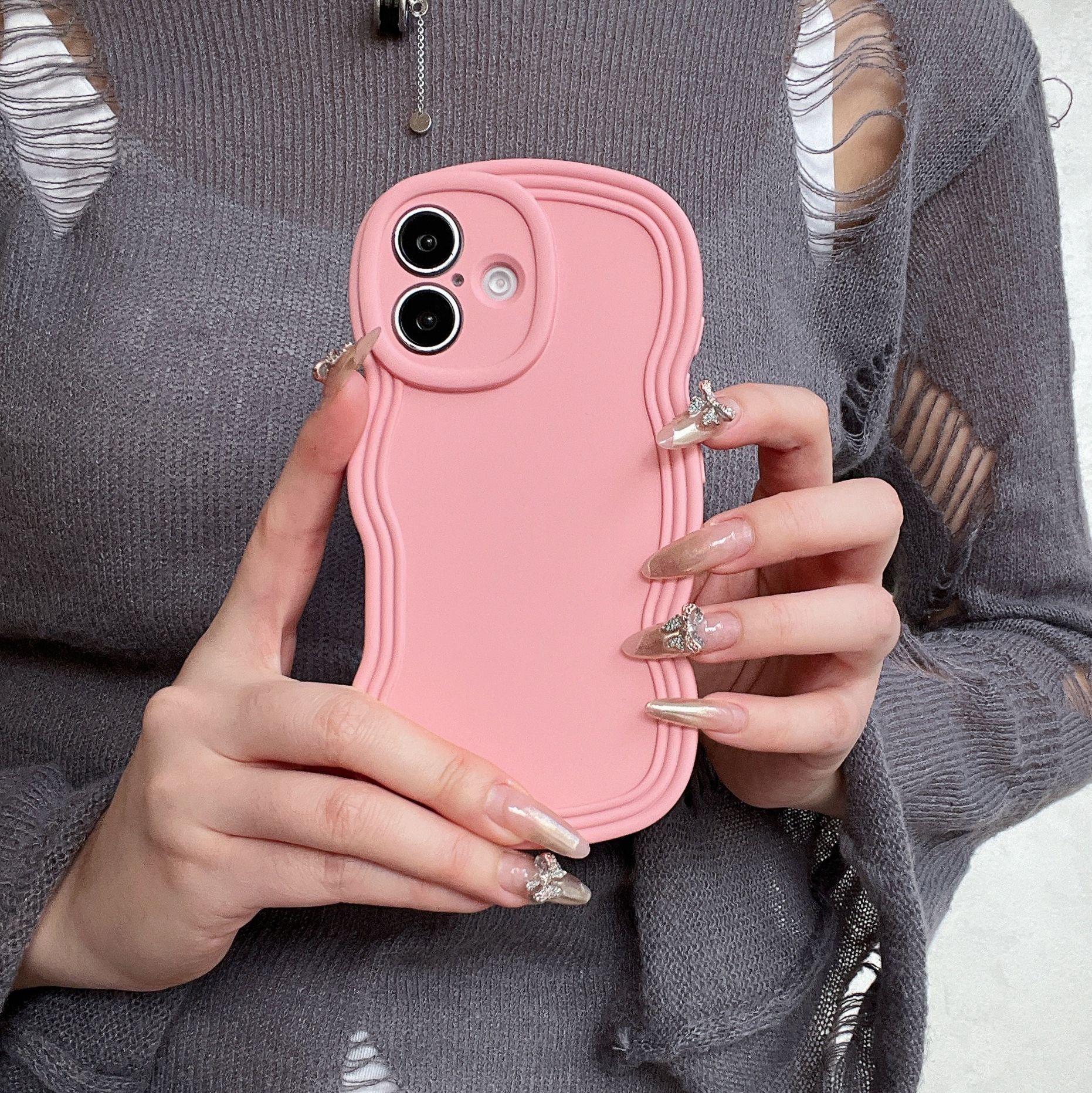55g Weight iPhone Applicable Brands Phone Cases Classification Silica Gel Material Solid Color Pattern Simple Style Style Silica Gel Solid Color Simple Style Phone Cases Phone Accessories 11