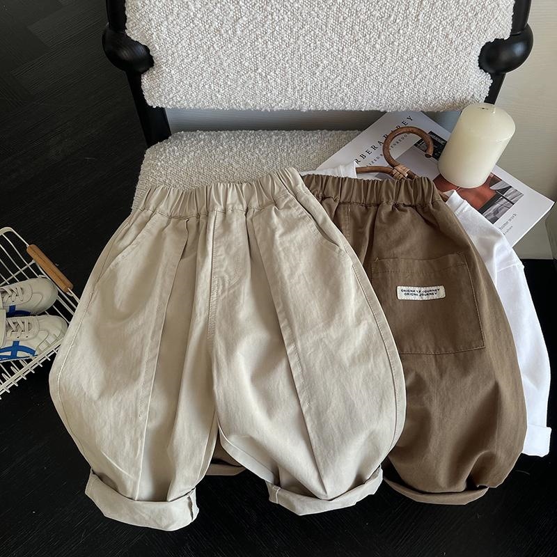 Autumn solid children's casual trousers for boys