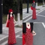 海边辣妹夏季复古连衣裙