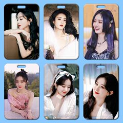 趙麗穎卡套批發塑料滑蓋學生校牌飯卡胸牌小卡工作證卡套門禁公交