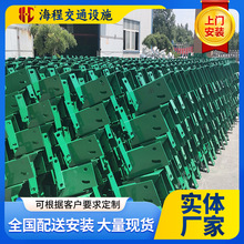 厂家波形护栏防阻块镀锌加喷塑二波防阻块隔离耐候高速防护