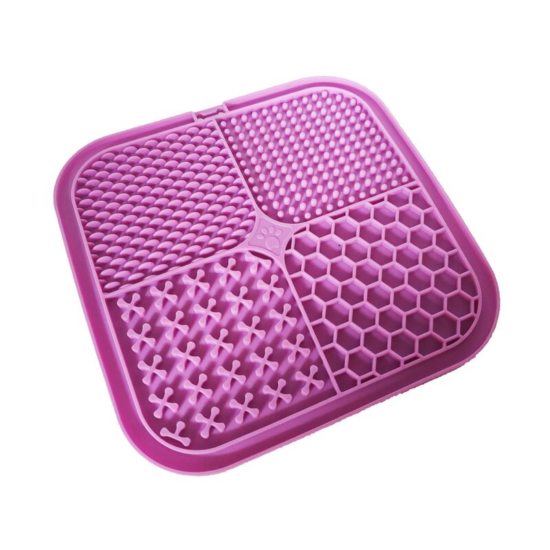 新しいペットなめるマット、ペット用食器、犬用スローフードマット、吸盤、スローフードマット、犬用スローフードシリコンプレースマット|undefined