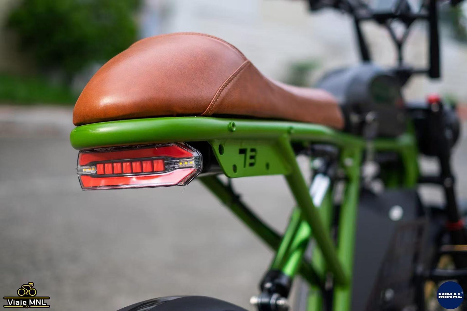 MINAL 20inch Fat Tire Retro Electric Motorcycle Off-road Beach Lithium Battery Long Range Electric Assist Bike