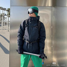 凯乐石KAILAS奥勒男女运动滑雪GTX防风硬壳连帽派克服羽绒服外套