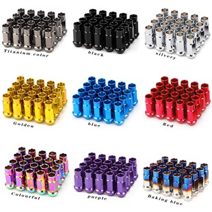 Car Lightweight Tire Nut Car Hub Screw Nut Nut 20+1/Set Car Lug Nut