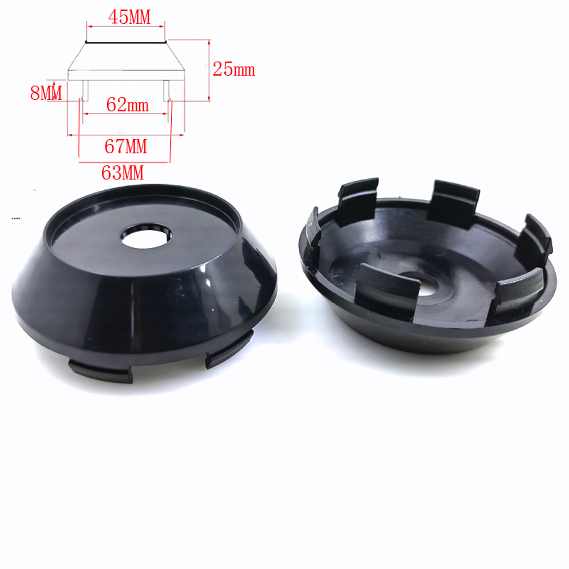 Modificado 68MM67MM65mm63MM59MM61MM60MM cubierta del centro del cubo del coche cubierta decorativa 63MM cubierta de la rueda