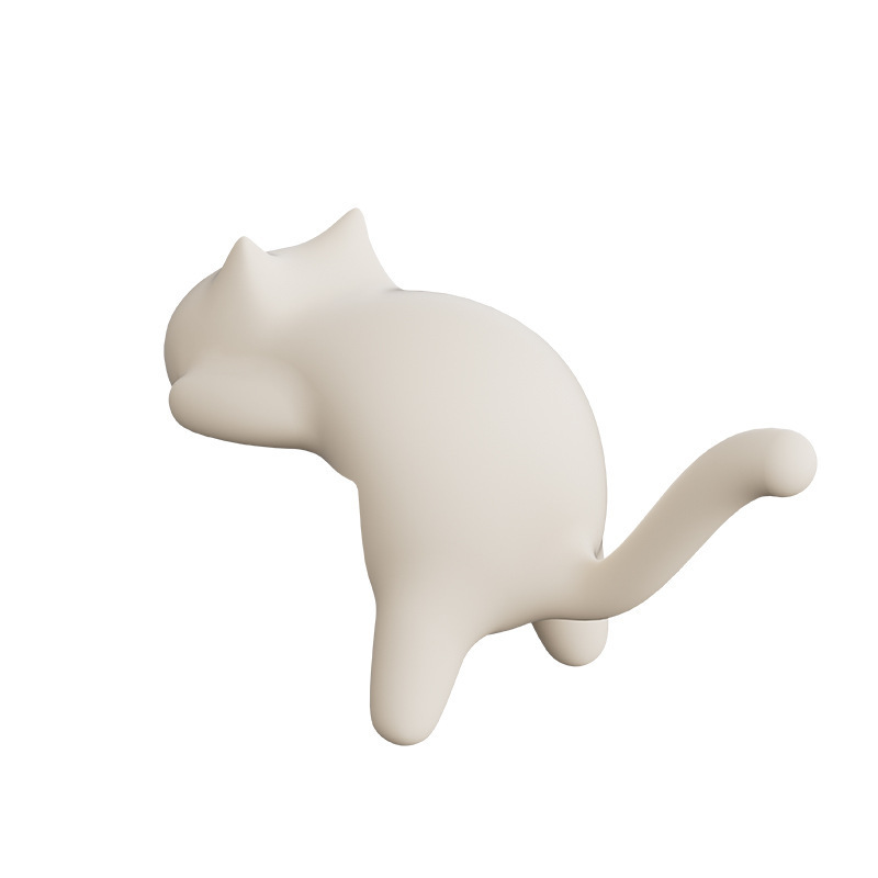 かわいい猫ランドセルフック学生デスク強力な耐荷重パンチフリー取り外し可能なネイルフリーポータブルユニバーサルフック|undefined