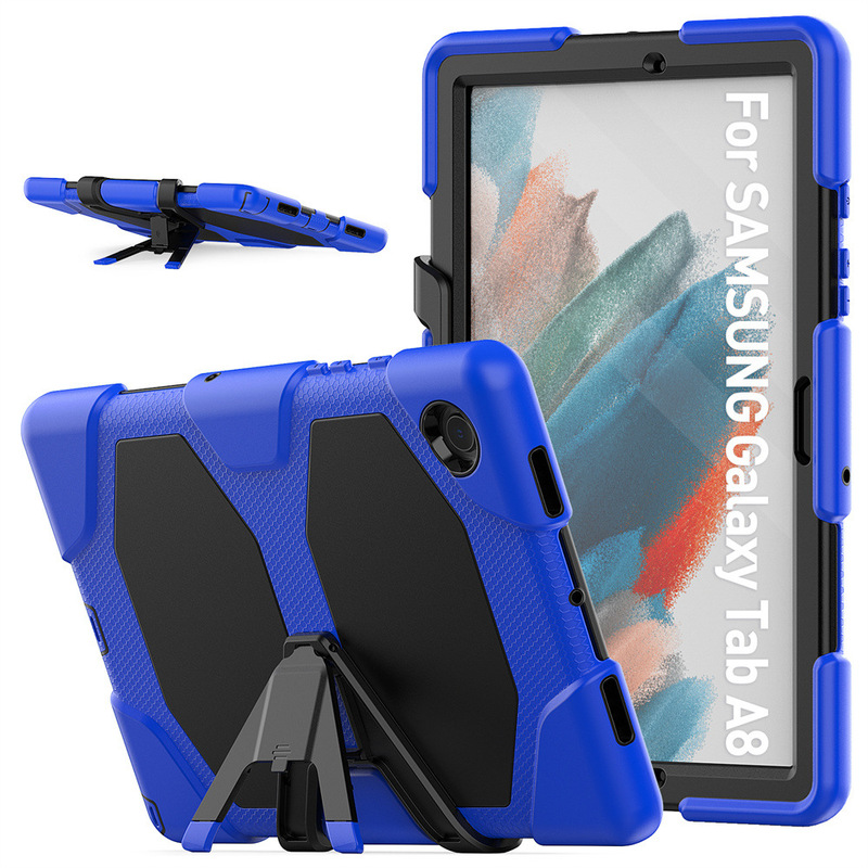 Suitable for Samsung Tab A8 10.5 X200 Griffin Silicone Tablet Case Glue Pc Bracket Anti-Fall X205 Protective Case Suitable for Samsung Tab A8 10.5 X200 Griffin Silicone Tablet Case Glue Pc Bracket Anti-Fall X205 Protective Case