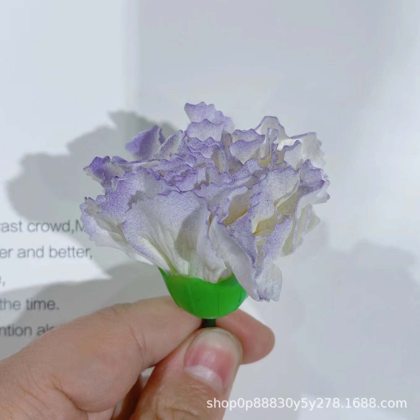 Imitación de flores claveles flor de jabón realista cabeza de flor regalo del día de la madre para las madres para los ancianos flor de jabón de clavel image 12