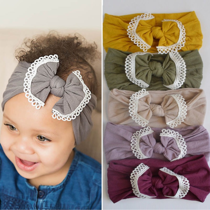 brand children's soft nylon hair accessory