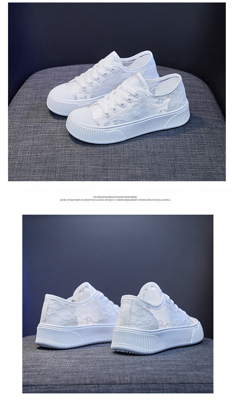 Student mesh neue sommer dünne kleine duft stil dicke sohle spitze weiß sport bord schuhe für frauen_voghion.com