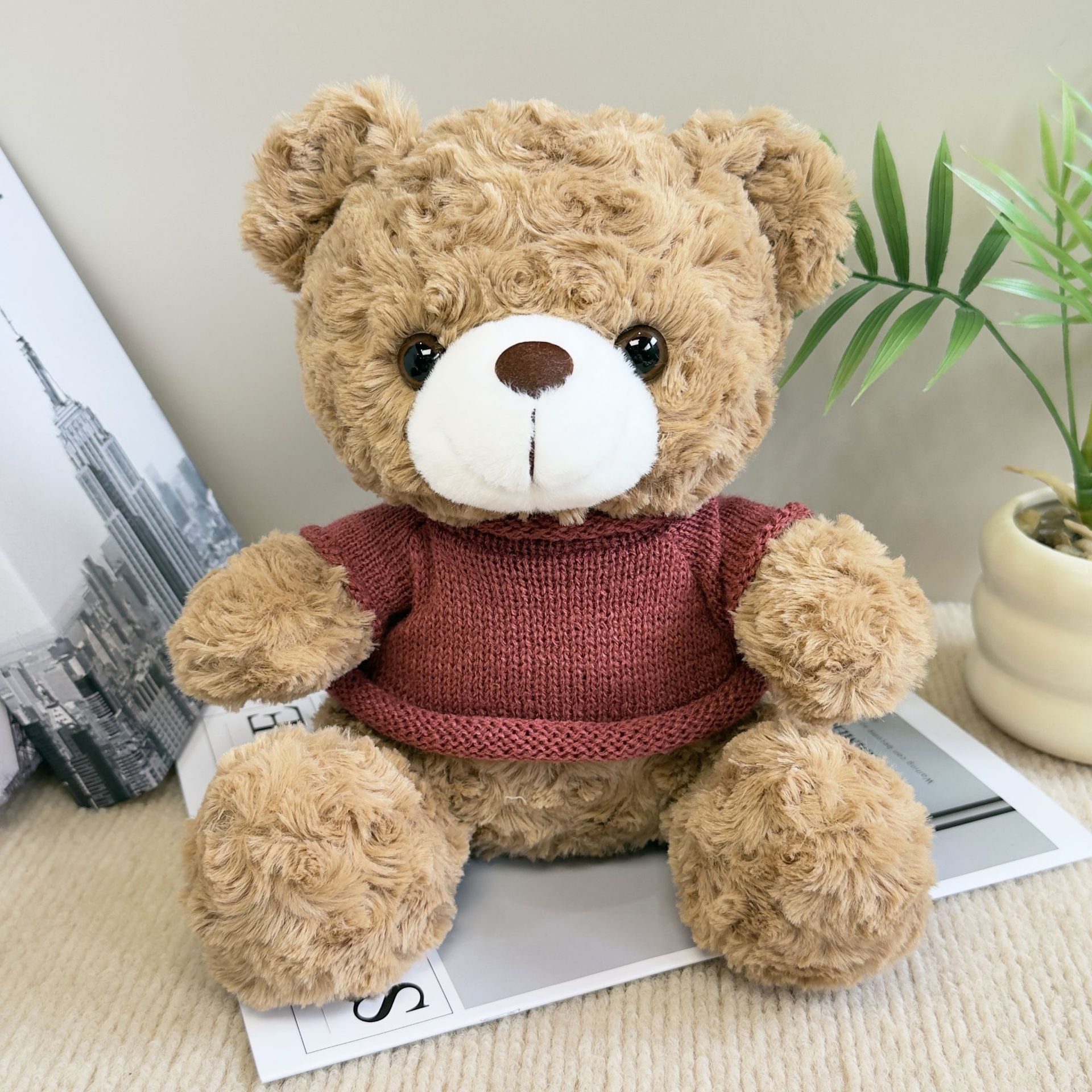 Osos de peluche abrazar osos muñecas muñecas agarrar muñecas regalo para niños impresión LOGO regalo juguetes de peluche