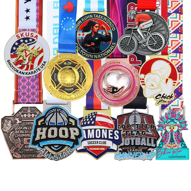 金属奖牌定 制锌合金烤漆电镀马拉松运动会活动比赛纪念奖章定 做