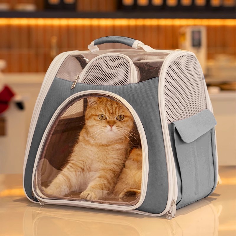 猫包外出便携宠物背包太空舱猫咪外出大容量狗书包双肩猫包猫背包|undefined