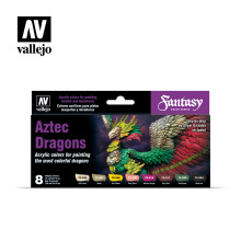 vallejo 西班牙AV 阿兹台克龙 游戏套装色 72306
