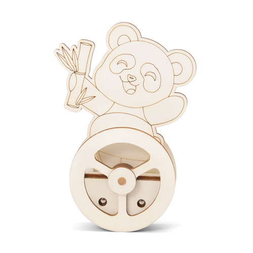 Scientific experiment DIY tumbler panda tumbler technology small production children's handmade science and education cutting-edge material package