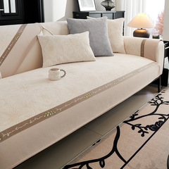 Nordic Snowflake Pattern Sofa Cushion All-Season Armrest Cover Simple Fashion Modern Light Luxury French New Arrival